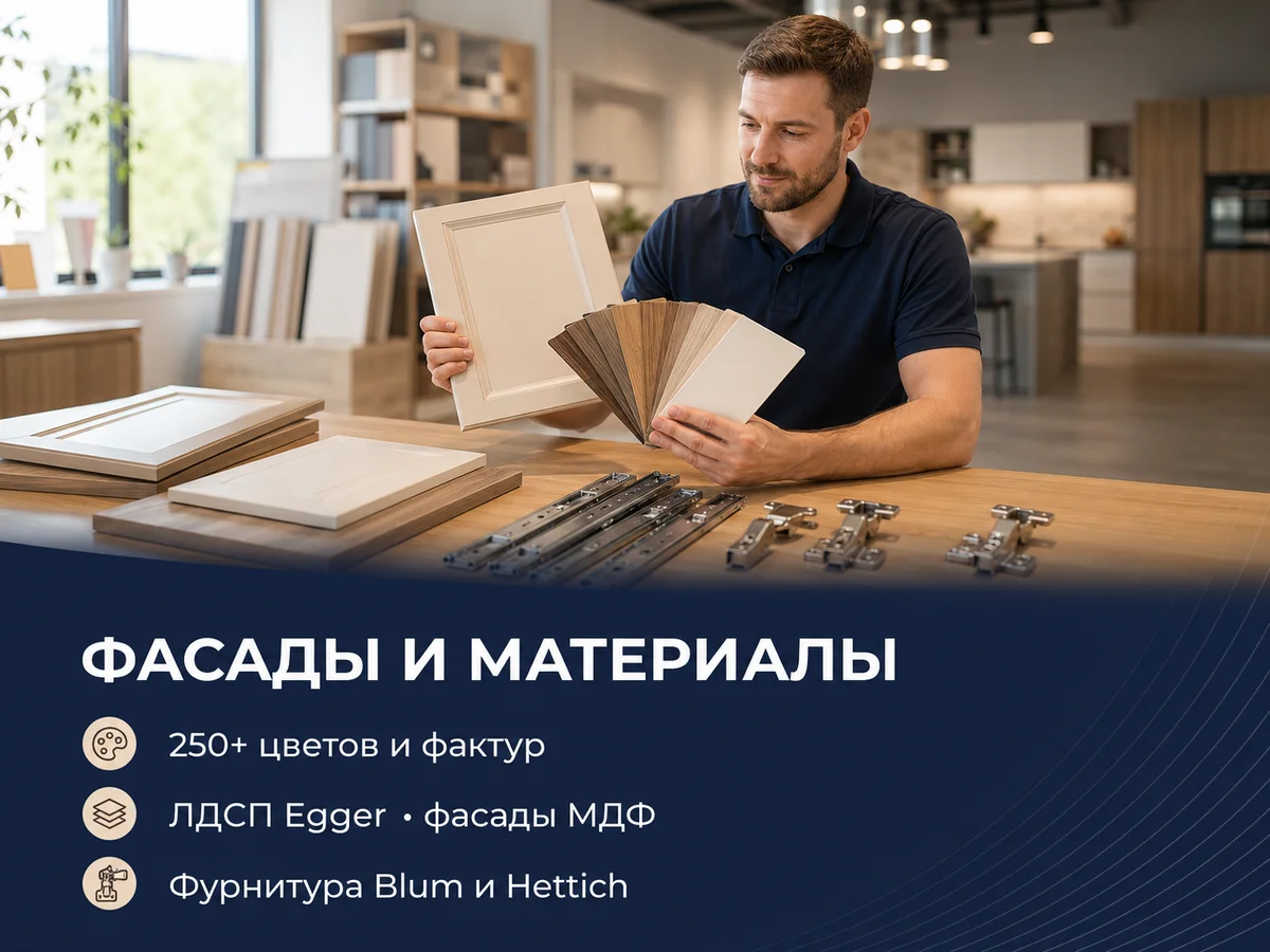 Фасады и материалы кухонь НОРДЛИС