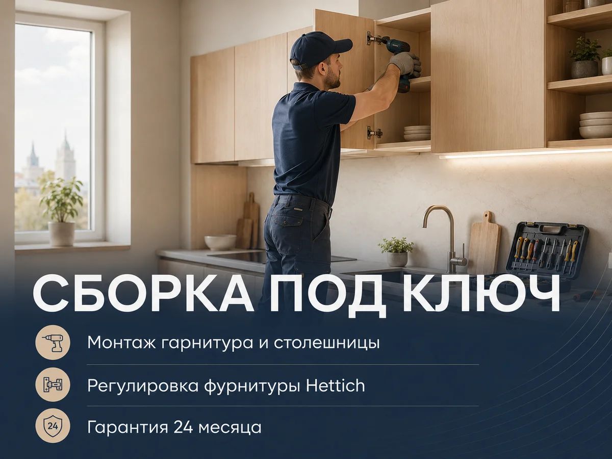 Сборка и установка кухни с гарантией